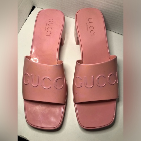 Gucci Wild Rose Pink Women's Slide Sandals size 39 US9 - Picture 6 of 17